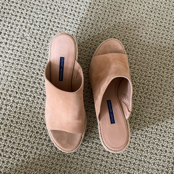 Stuart Weitzman Wonda Espadrille Wedge Sandal, Size: 9.5, Color: Dolce